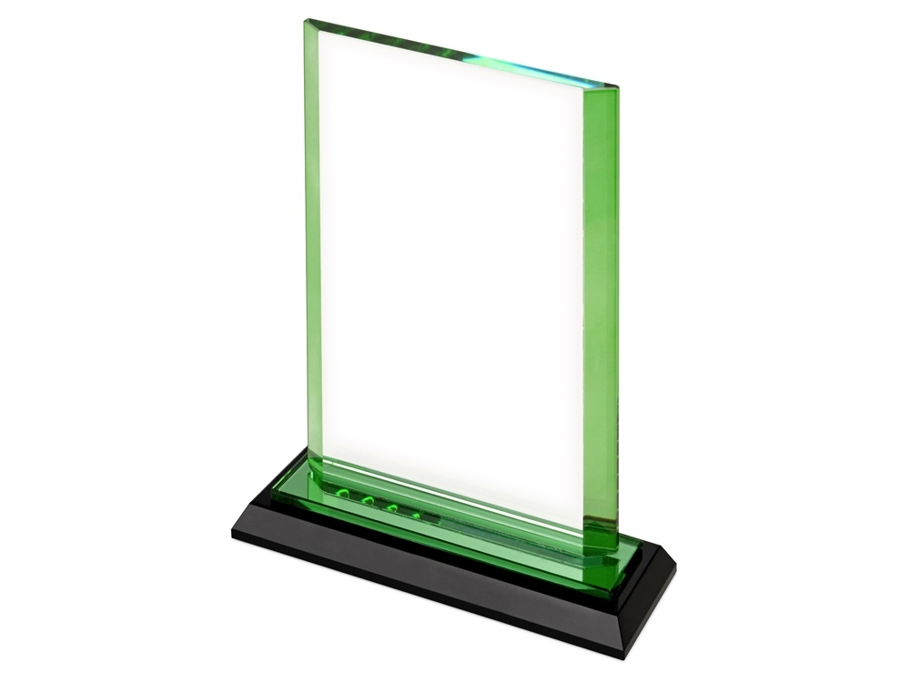Награда «Line», зеленый, прозрачный, стекло