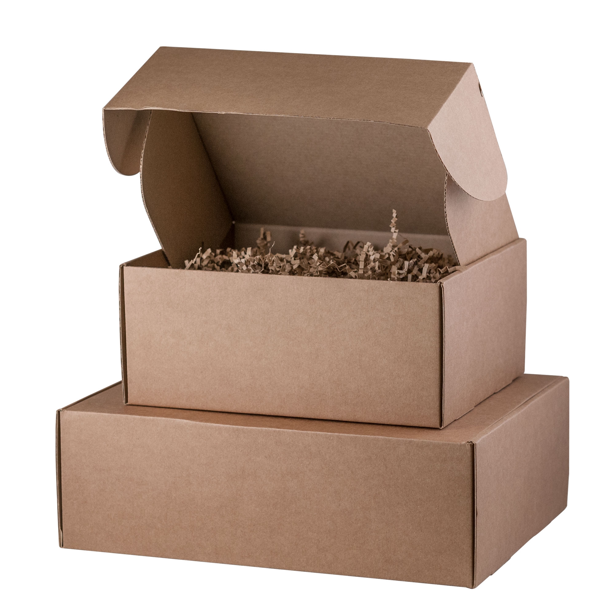 Бумажный наполнитель для подарочной упаковки, крафт (50 гр./упак.), коричневый