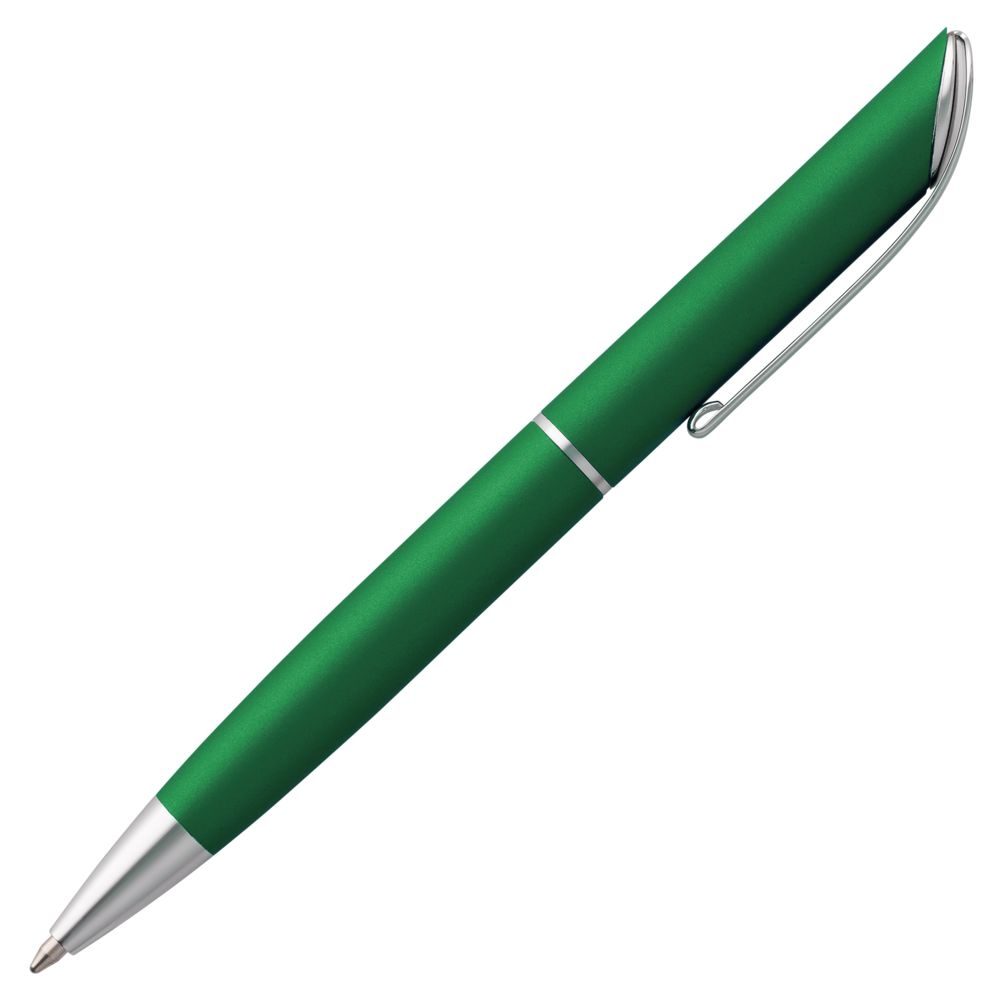 Ручка шариковая Glide, зеленая, зеленый, алюминий