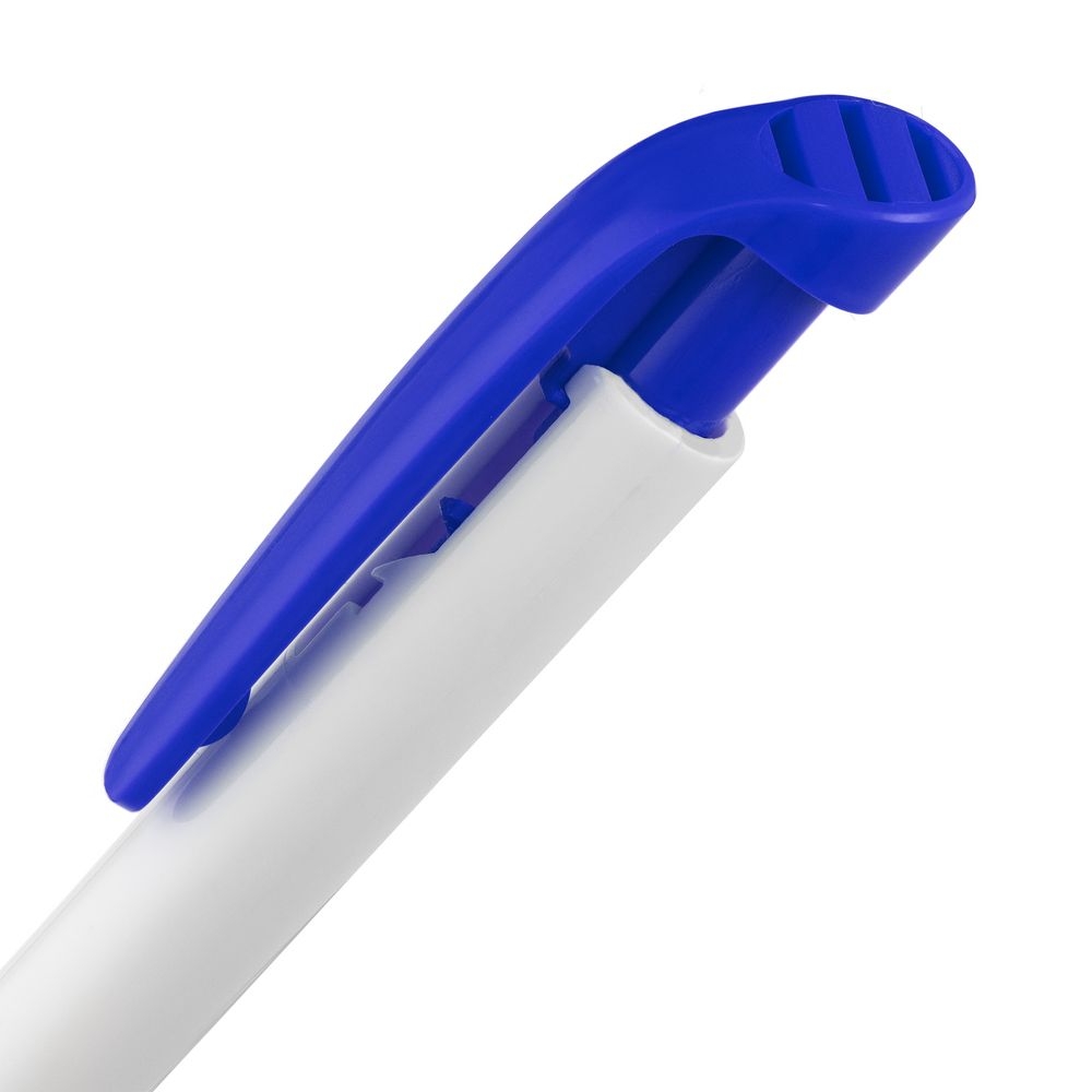 Ручка шариковая Favorite, белая с синим, белый, пластик