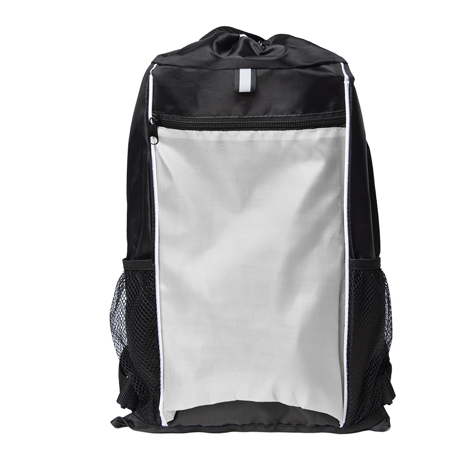 Рюкзак Fab, белый/чёрный, 47 x 27 см, 100% полиэстер 210D, белый