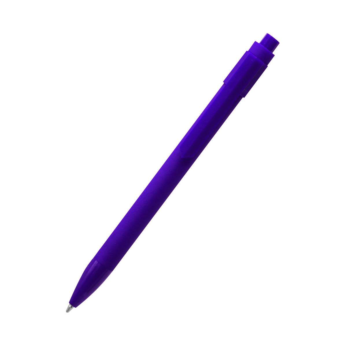 Ручка пластиковая Pit Soft софт-тач, синяя, синий