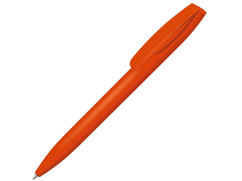 Ручка шариковая пластиковая «Coral Gum », soft-touch, оранжевый, soft touch