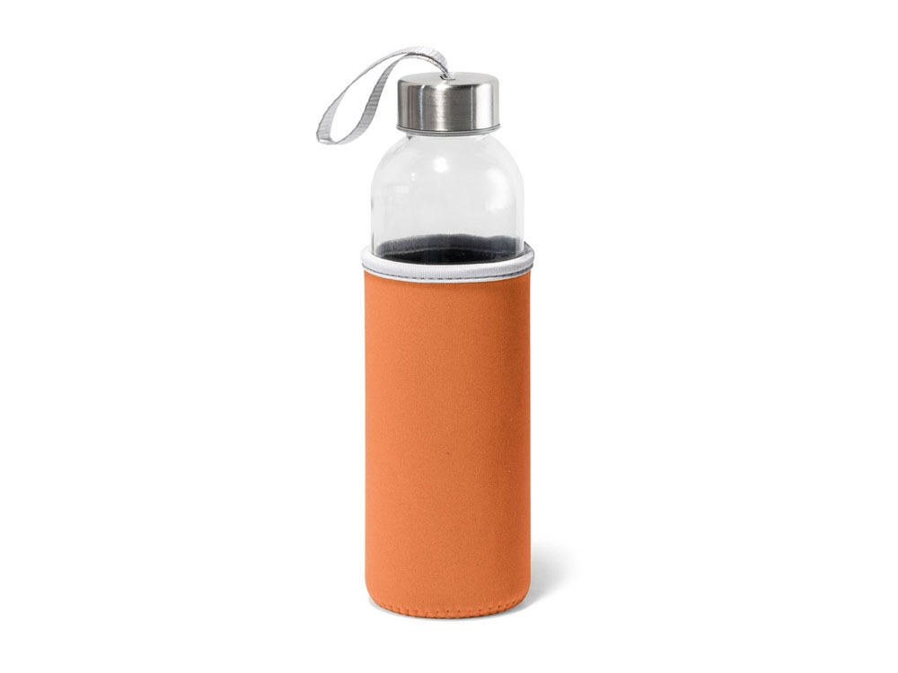 Бутылка для спорта «RAISE», 500 мл, оранжевый, стекло