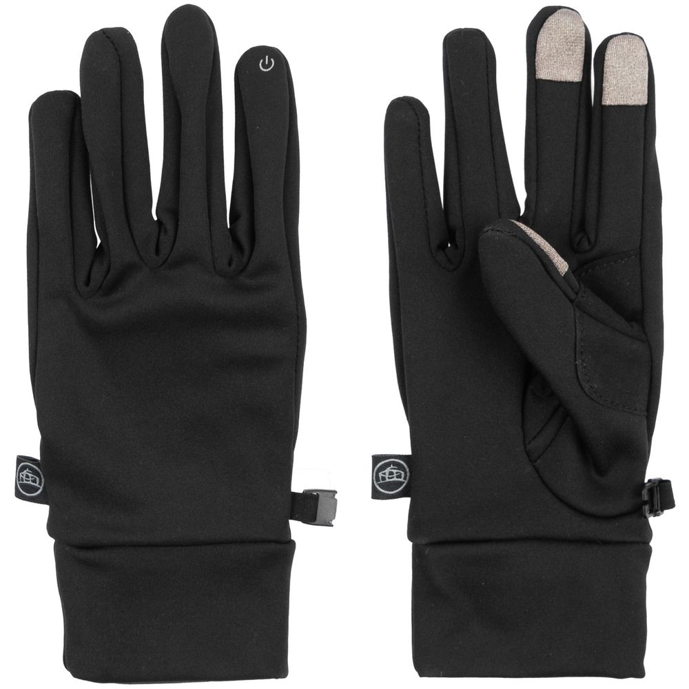 Перчатки Knitted Touch, черные, черный, полиэстер