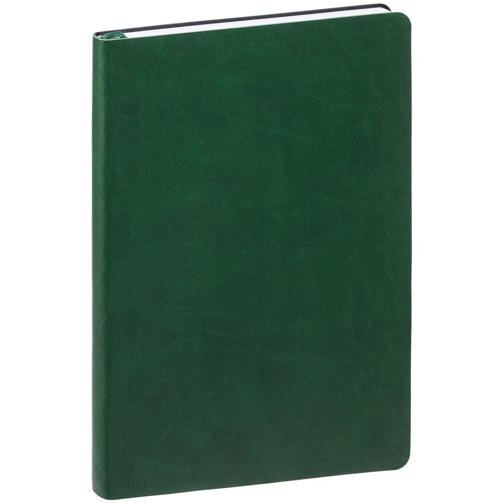 Ежедневник Romano, недатированный, зеленый, зеленый, кожзам