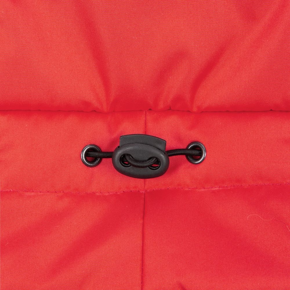 Шапка-ушанка Shelter, красная, красный, полиэстер 100%, плотность 180 г/м², плотность 70 г/м², дюспо; подкладка - полиэстер 100%, флис; наполнитель - синтепон