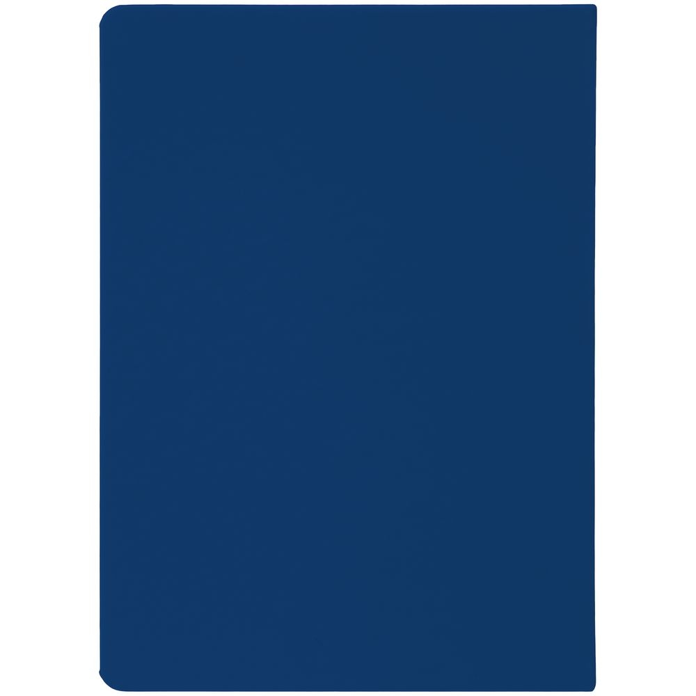 Ежедневник «История изобретений», недатированный, синий, синий, искусственная кожа; покрытие софт-тач