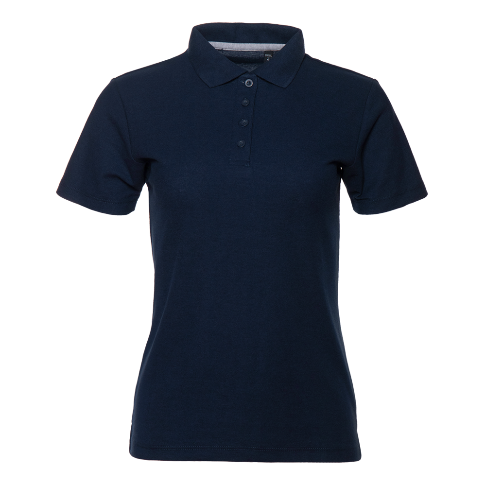 Рубашка поло женская STAN хлопок/полиэстер 185, 04WL, Т-синий, 185 гр/м2, хлопок