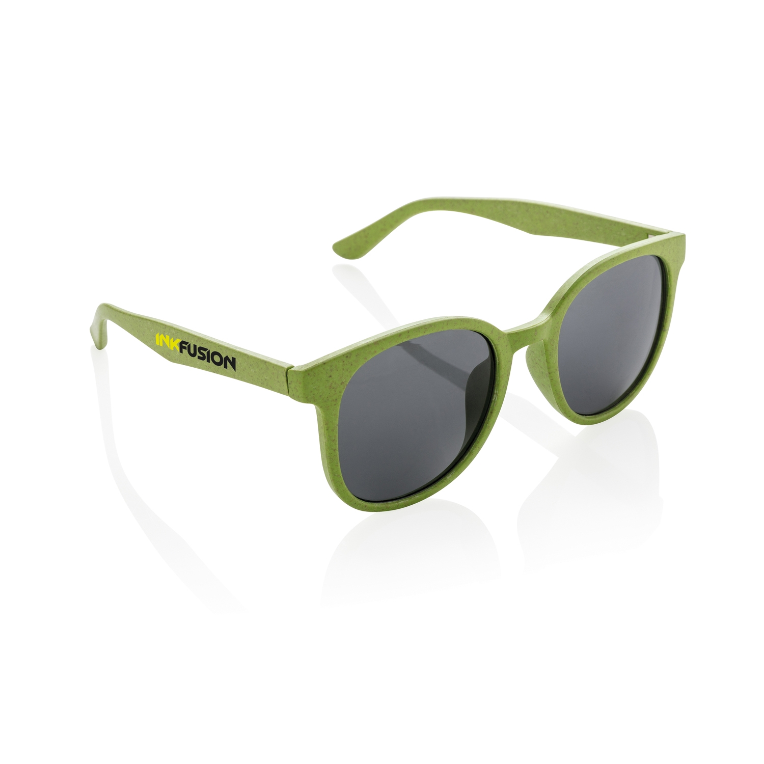 Солнцезащитные очки ECO, зеленый, волокно пшеничной соломы; pp