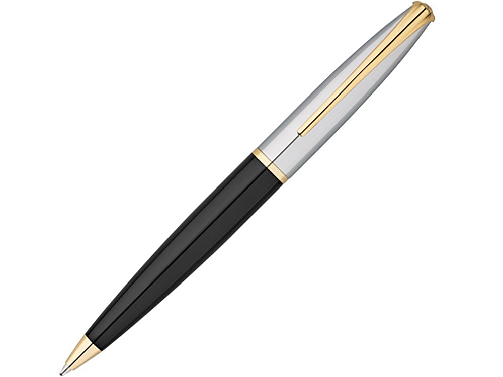 Шариковая ручка из металла с элементами из золота «LOUVRE», желтый, металл