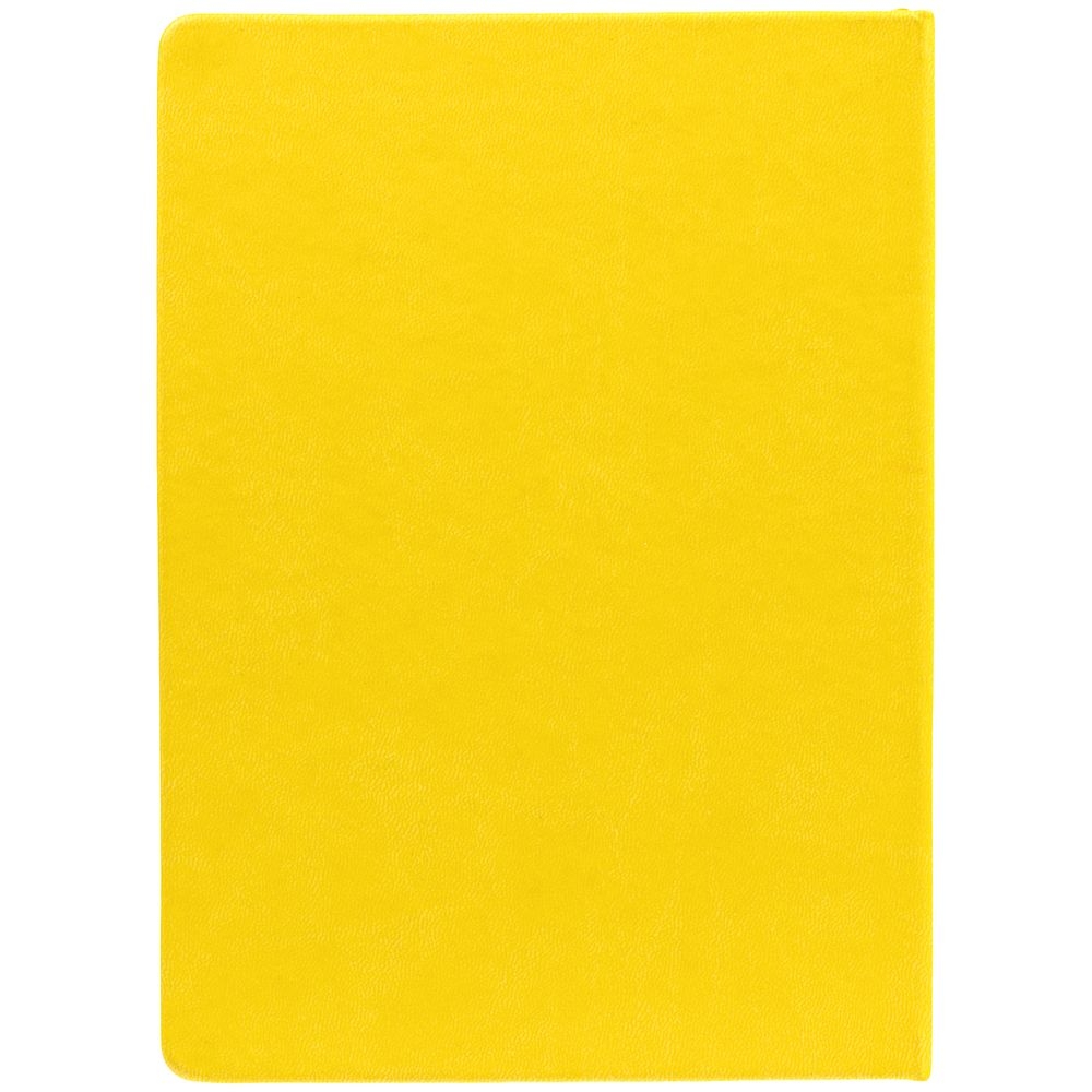 Ежедневник New Latte, недатированный, желтый, желтый, кожзам