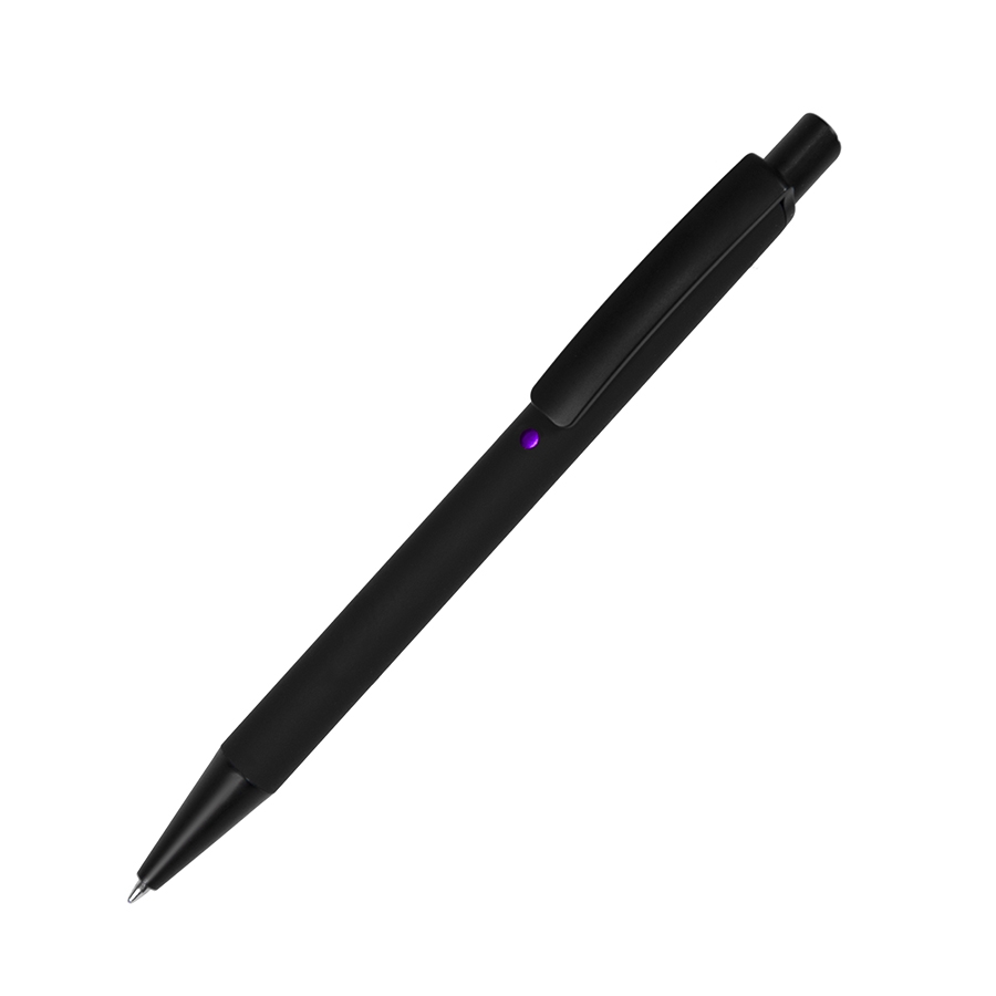 ENIGMA, ручка шариковая, черный/фиолетовый, металл, пластик, софт-покрытие, черный, фиолетовый, металл, пластик, софт-покрытие