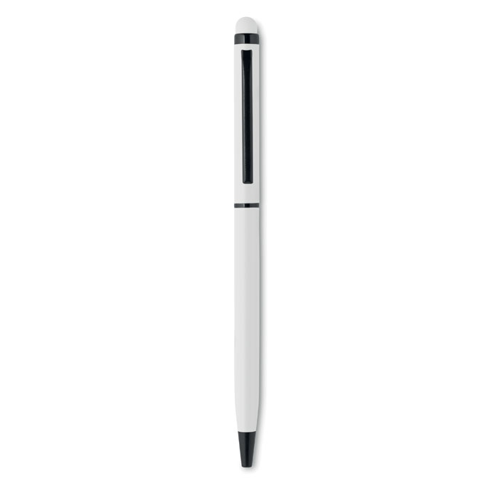 Ручка-стилус, белый, алюминий