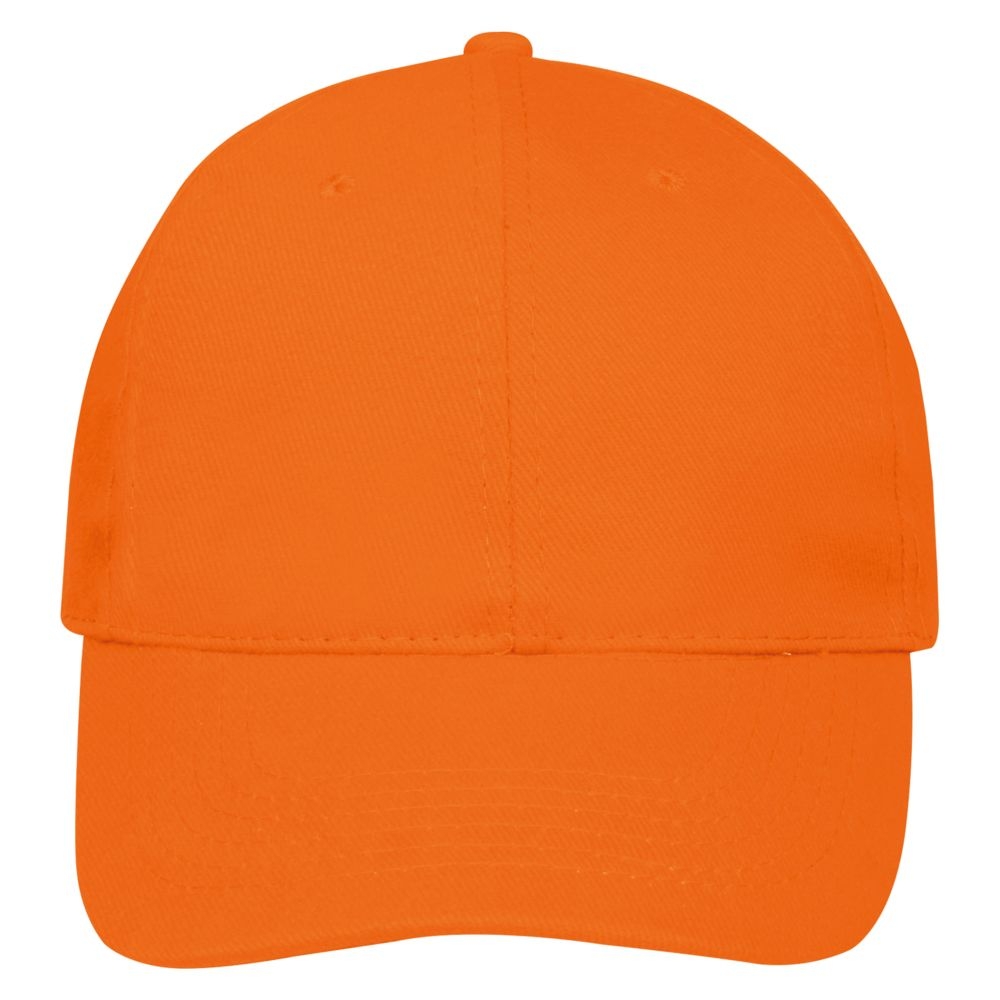 Бейсболка Buffalo, оранжевая, оранжевый, хлопок