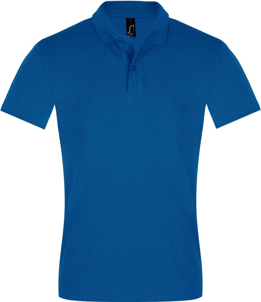Рубашка поло мужская Perfect Men 180 ярко-синяя, синий, хлопок