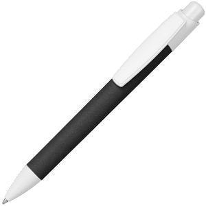ECO TOUCH, ручка шариковая, черный, картон/пластик, черный, картон, пластик