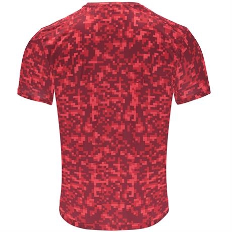 Спортивная футболка ASSEN мужская, КРАСНЫЙ ПИКСЕЛЬ 2XL, красный пиксель