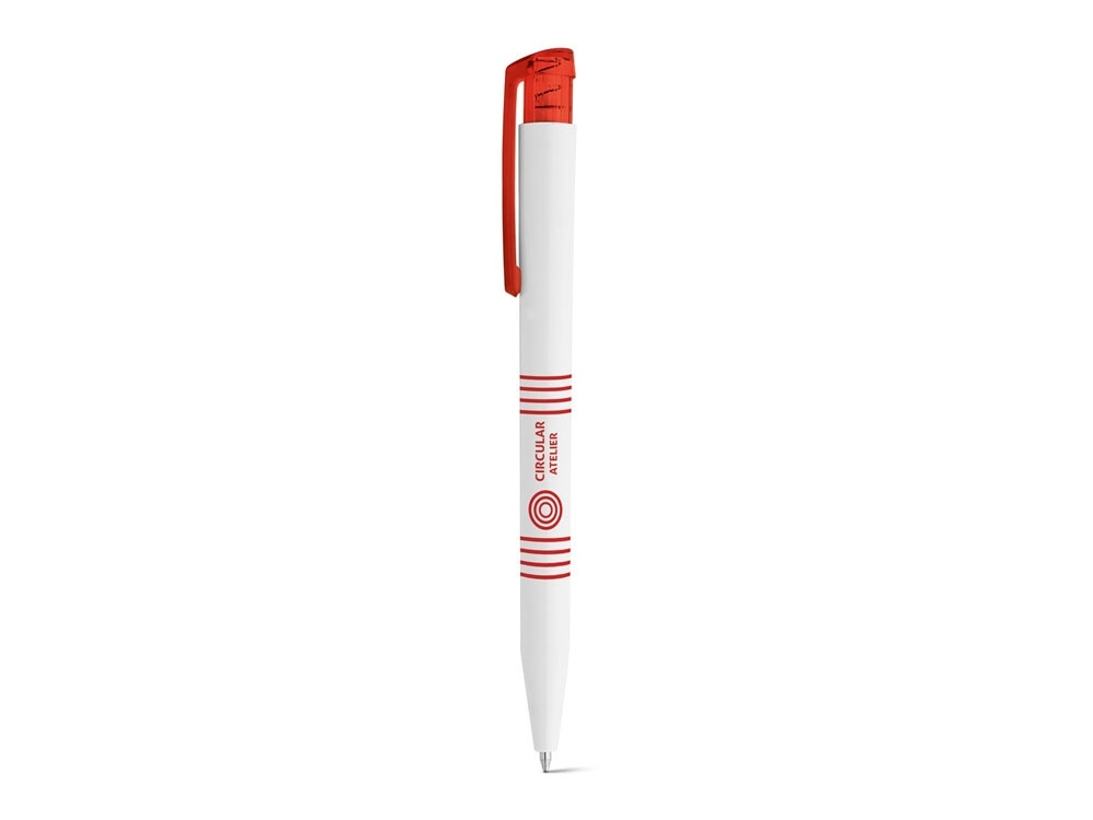 Ручка пластиковая шариковая «KISO», красный, пластик