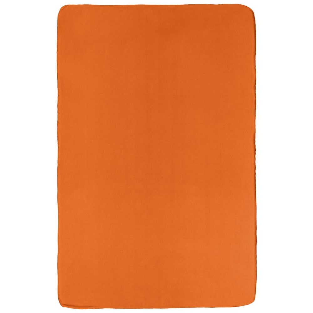 Флисовый плед Warm&Peace XL, оранжевый, оранжевый, флис