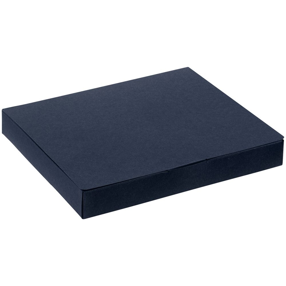 Набор Romano, синий, синий, ежедневник - искусственная кожа; ручка - металл; коробка - картон