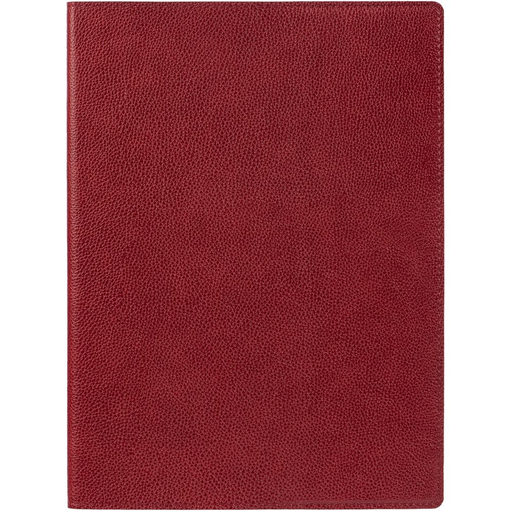 Ежедневник в суперобложке Brave Book, недатированный, красный, красный, кожзам