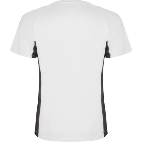 Спортивная футболка SHANGHAI мужская, БЕЛЫЙ/ТЕМНЫЙ ГРАФИТ 2XL, белый/темный графит