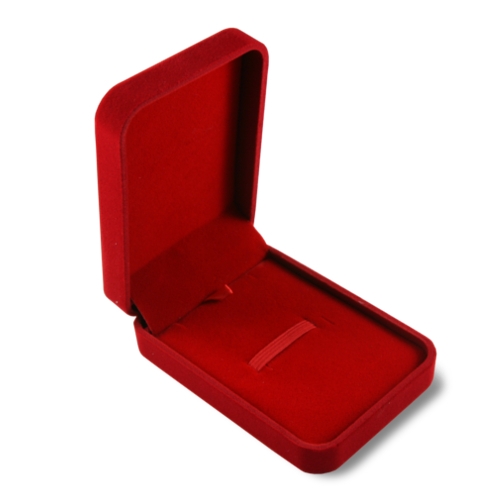 Упаковка 07 Бархатная коробочка, красный, красный, ткань, пвх