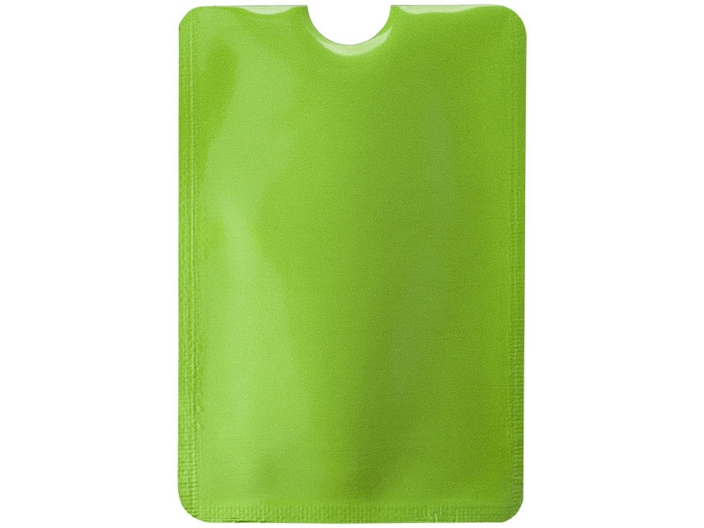Бумажник для карт с RFID-чипом для смартфона, зеленый, алюминий