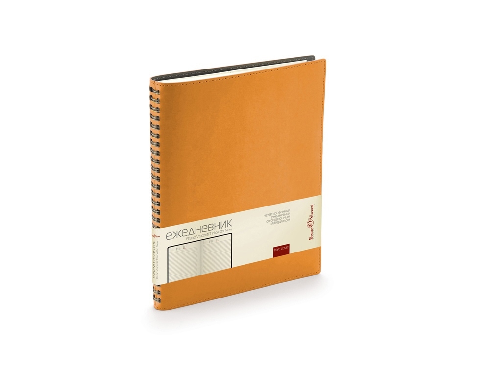 Ежедневник недатированный B5 «Tintoretto New», оранжевый, кожзам