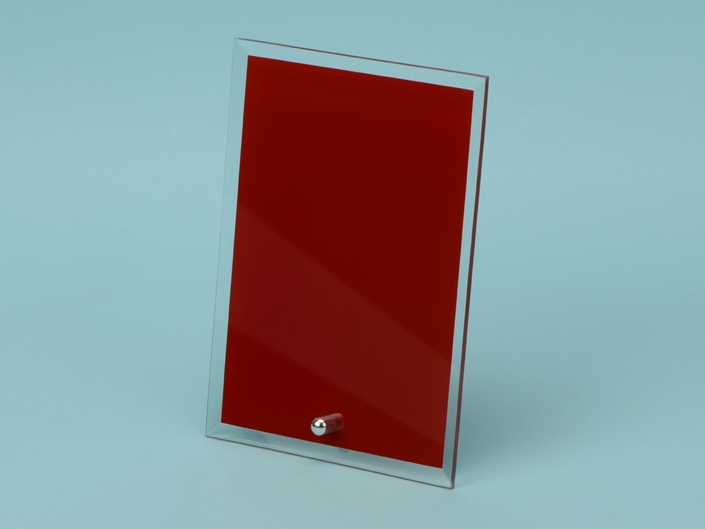 Награда «Frame», красный, прозрачный, металл, стекло
