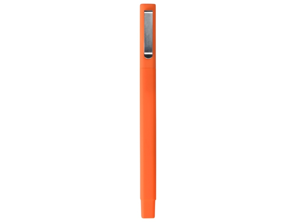 Ручка шариковая пластиковая «Quadro Soft», оранжевый, soft touch