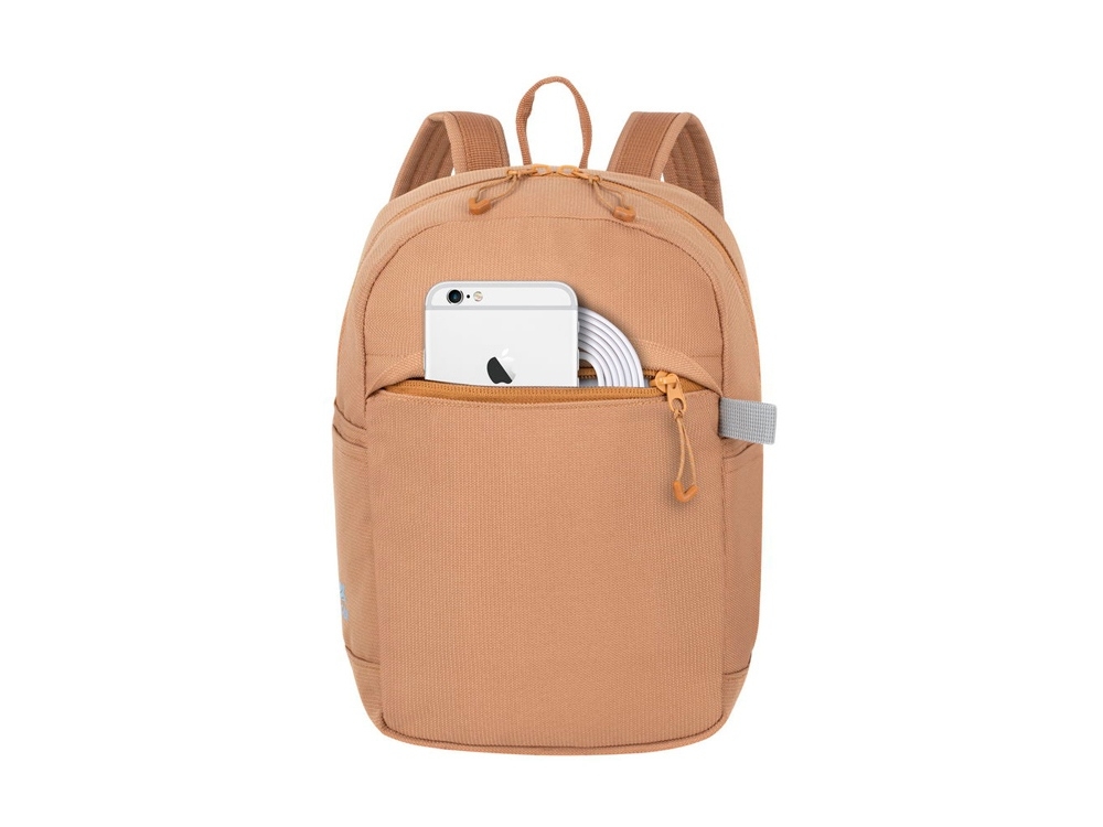 Небольшой городской рюкзак с отделением для планшета 10.5", бежевый, полиэстер