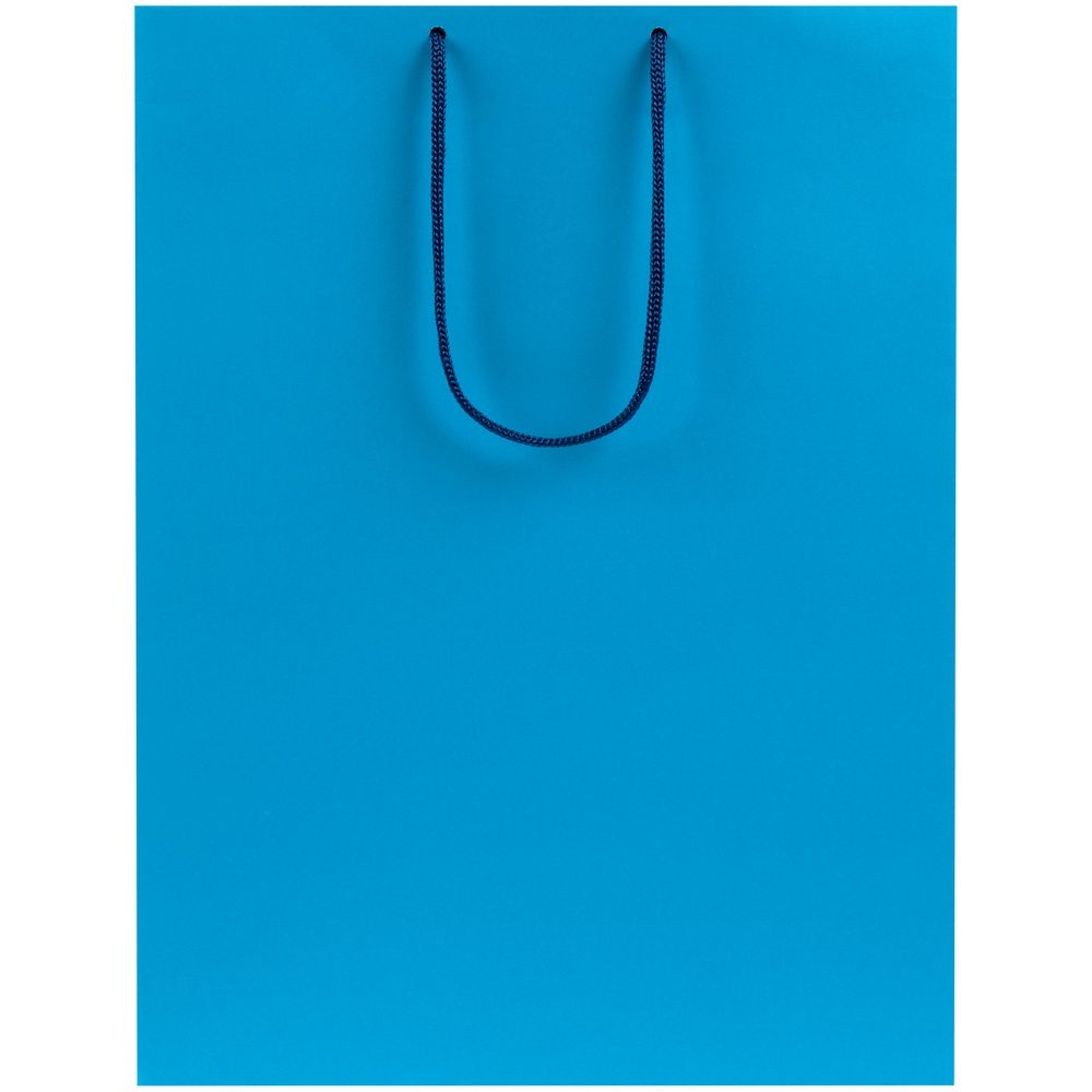 Пакет бумажный Porta XL, голубой, голубой, бумага