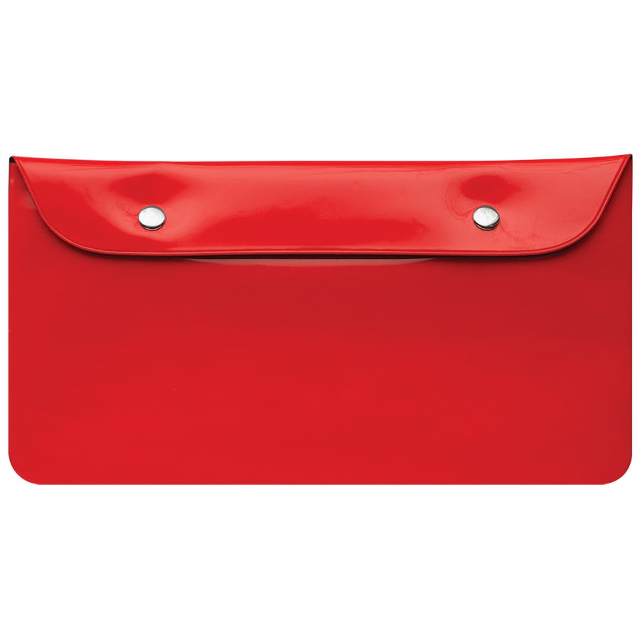 Бумажник дорожный  "HAPPY TRAVEL", красный, 23.5*12.5 см, ПВХ, шелкография, красный, pvc-материал