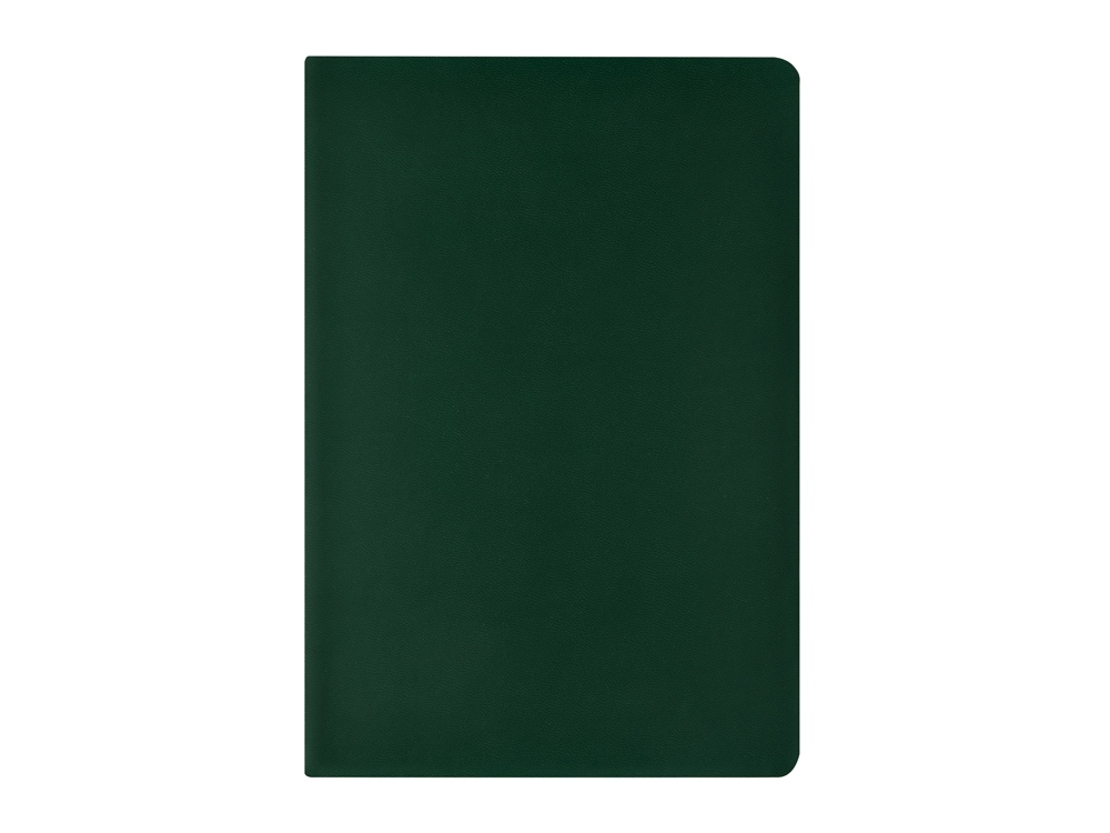 Бизнес тетрадь А5 «Megapolis Velvet flex» soft touch, зеленый, кожзам, soft touch