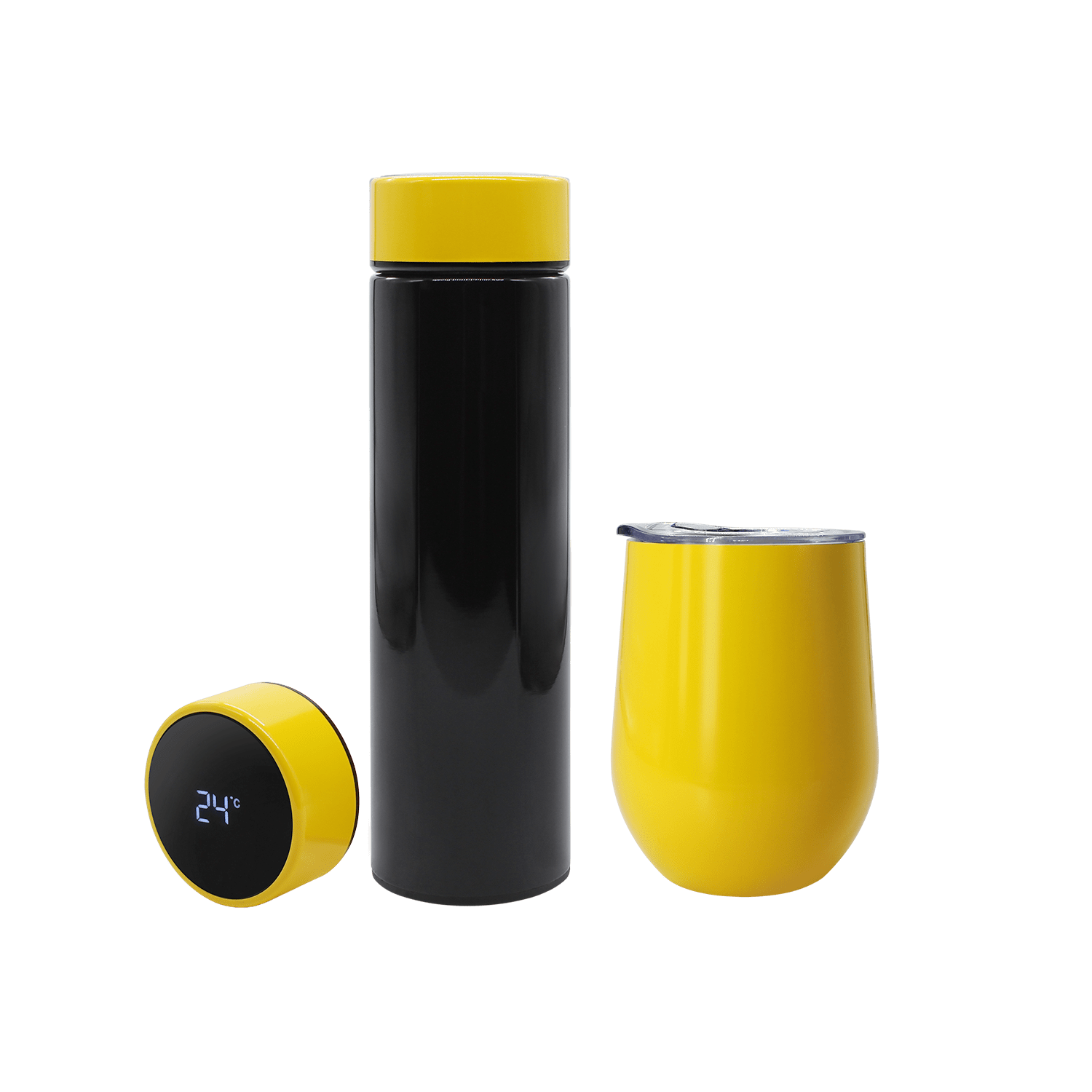 Набор Hot Box Duo C G  (черный с желтым), черный, металл, микрогофрокартон