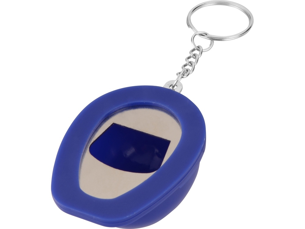 Брелок-открывалка «Каска», синий, пластик, металл