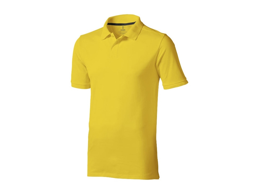 Рубашка поло "Calgary" мужская, желтый, хлопок