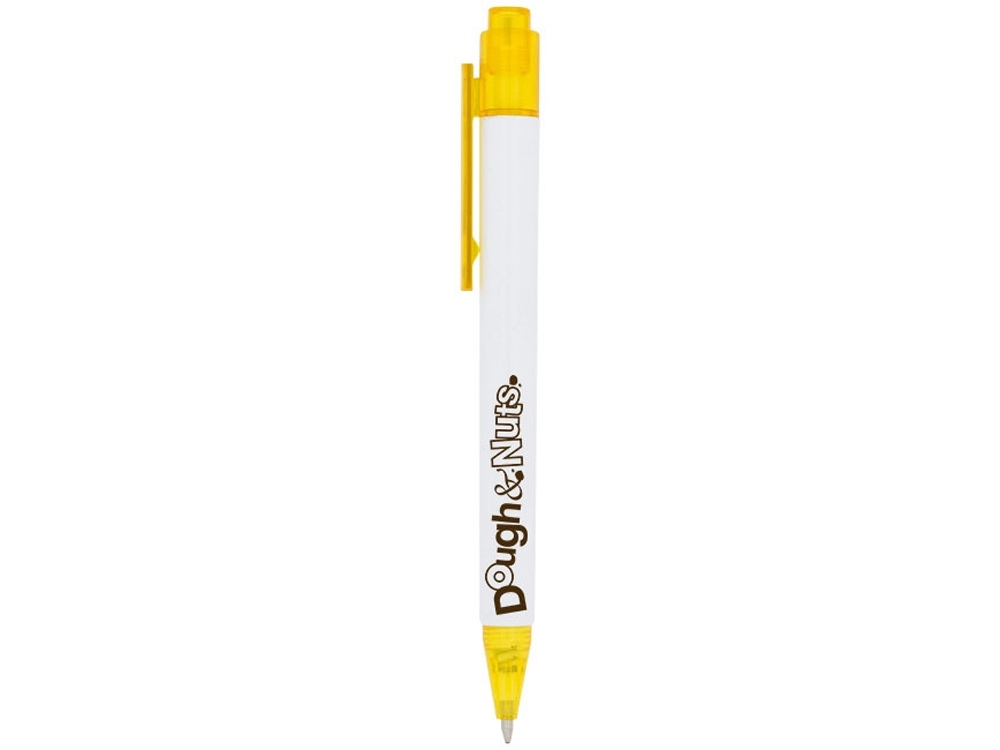 Ручка пластиковая шариковая «Calypso», желтый, пластик