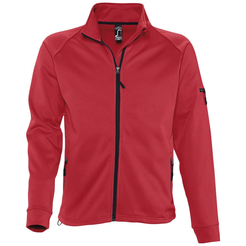 Куртка флисовая мужская New Look Men 250, красная, красный, полиэстер 100%, плотность 250 г/м²; флис