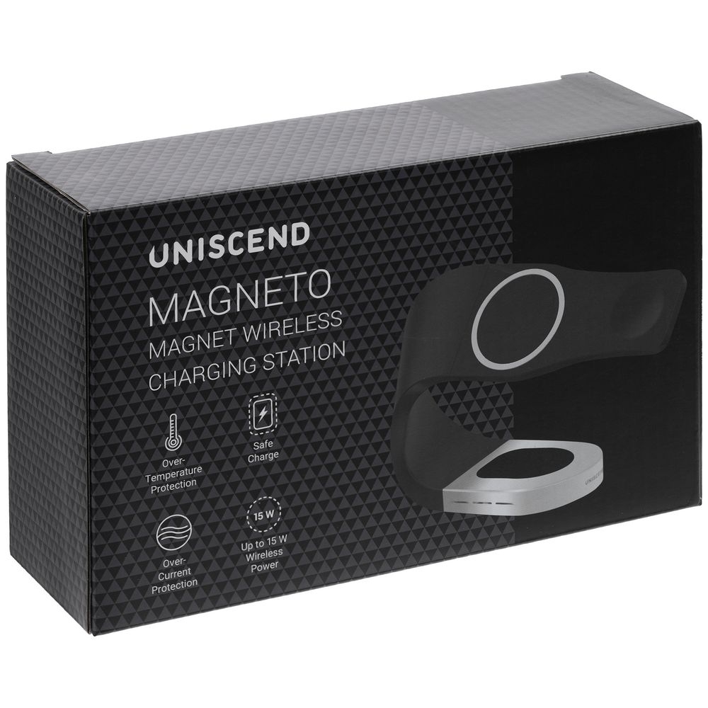 Магнитная зарядная станция Uniscend Magneto, пластик; покрытие софт-тач
