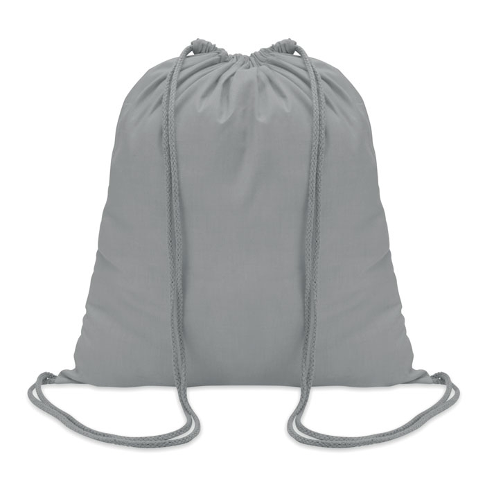 Рюкзак на шнурках 100г/см, серый, хлопок