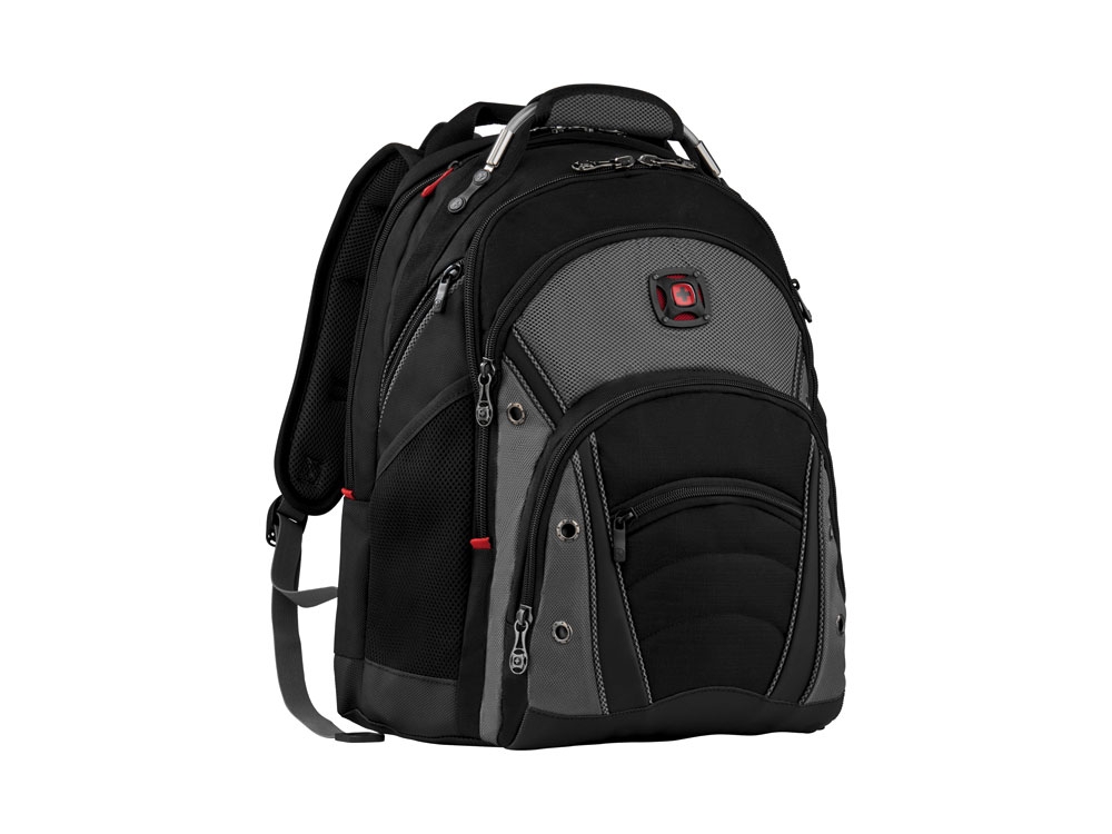 Рюкзак «Synergy» с отделением для ноутбука 16", черный, серый, полиэстер