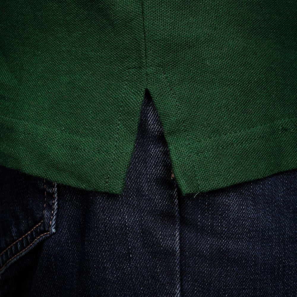 Рубашка поло Virma Stripes, зеленая, зеленый, хлопок