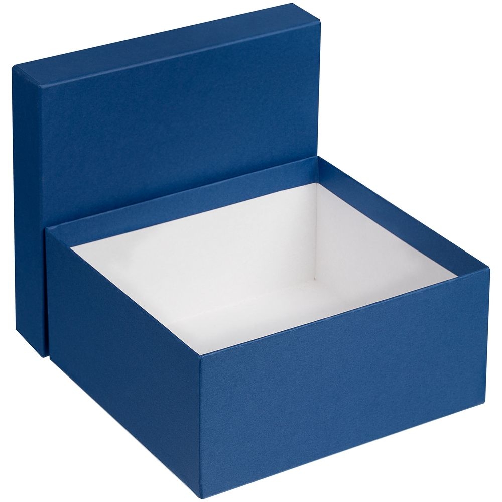 Коробка Satin, большая, синяя, синий, картон
