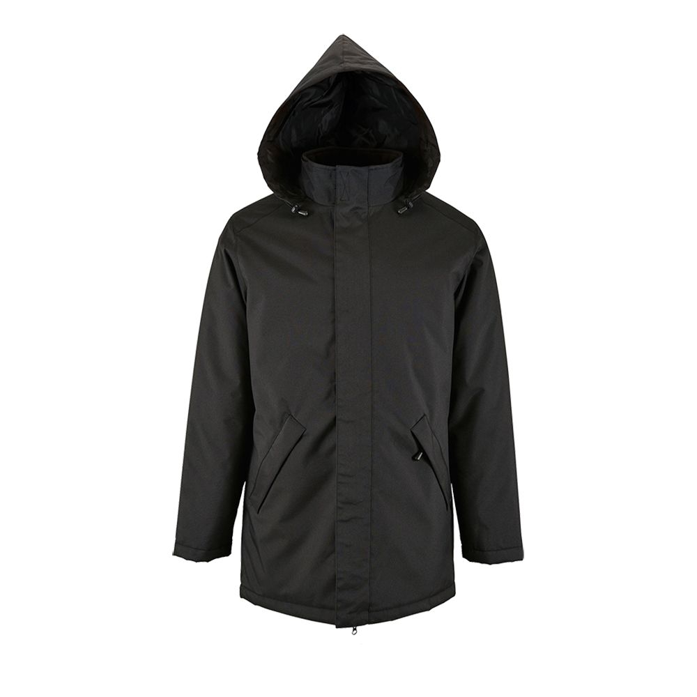 Куртка на стеганой подкладке Robyn, черная, черный, плотность 170 г/м², верх - полиэстер 100%, оксфорд; подкладка - полиэстер 100%; утеплитель - полиэстер 100%
