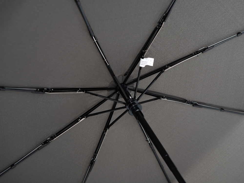 Зонт складной «Pocky» автомат, серый, полиэстер