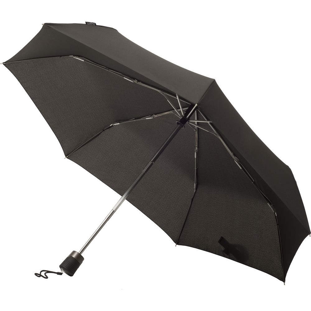 Складной зонт Take It Duo, черный, черный, полиэстер
