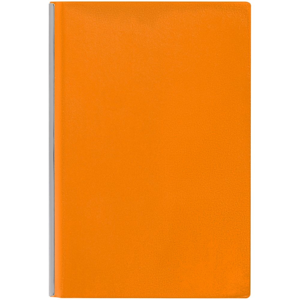 Ежедневник Kroom, недатированный, оранжевый, оранжевый, кожзам